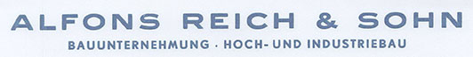 Logo "Alfons Reich und Sohn"